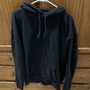 Hollister Men's Dark Hoodie Sweater